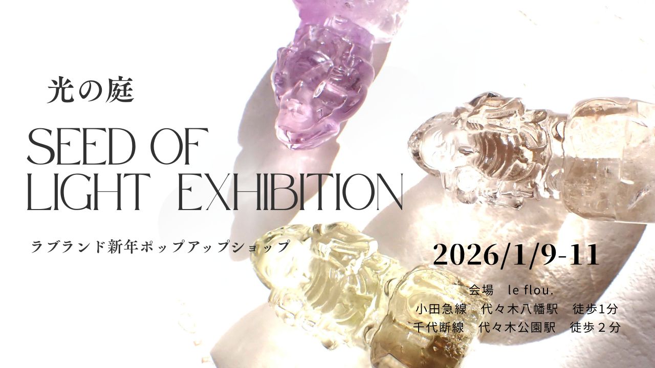 🌟 新年のポップアップショップ：光の庭 ― Seed of Light Exhibition　